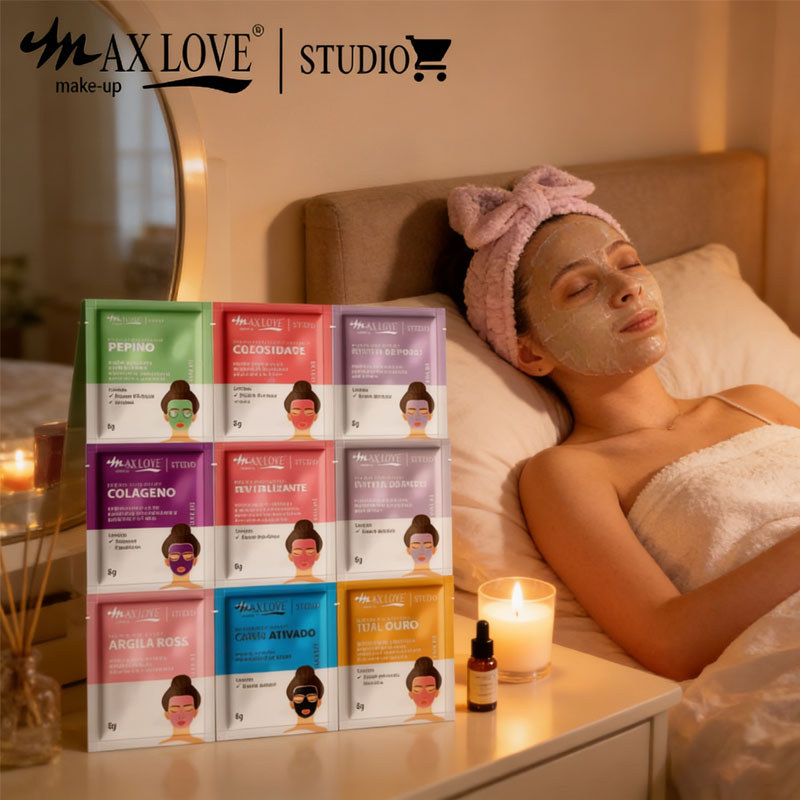 Kit 10/30/50 UnidadesMáscara Facial Max Love Studio