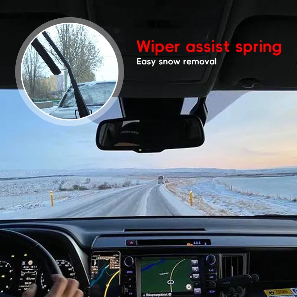 TKEY Limpador De Carro Impulsionador Primavera Universal Inteligente Pára-Brisa Braços Liga Borracha Limpadores Auto Peç