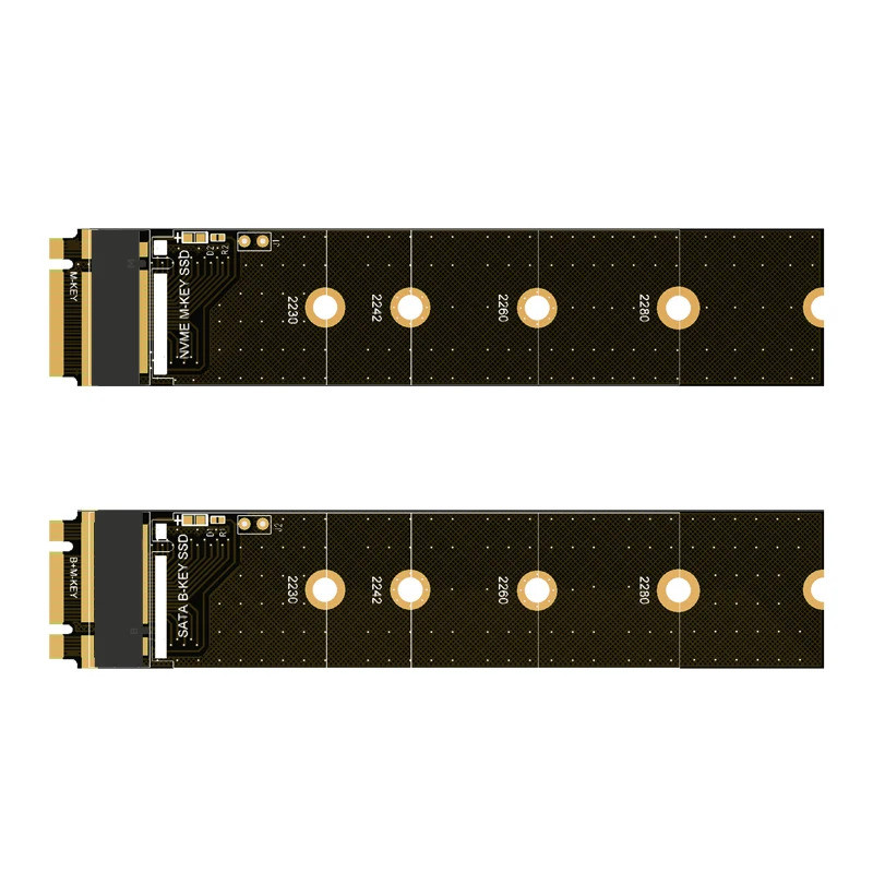 Adicionar Cartões M . 2 SATA Adaptador PCIE NVME M2 Conversor Placa De Teste Expansão Riser Suporte 2230 2242 2260 2280