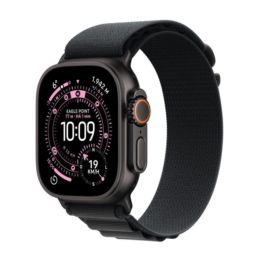 Apple Watch Ultra 3 GPS + Cellular - Caixa preta de titânio – 49 mm - Pulseira l