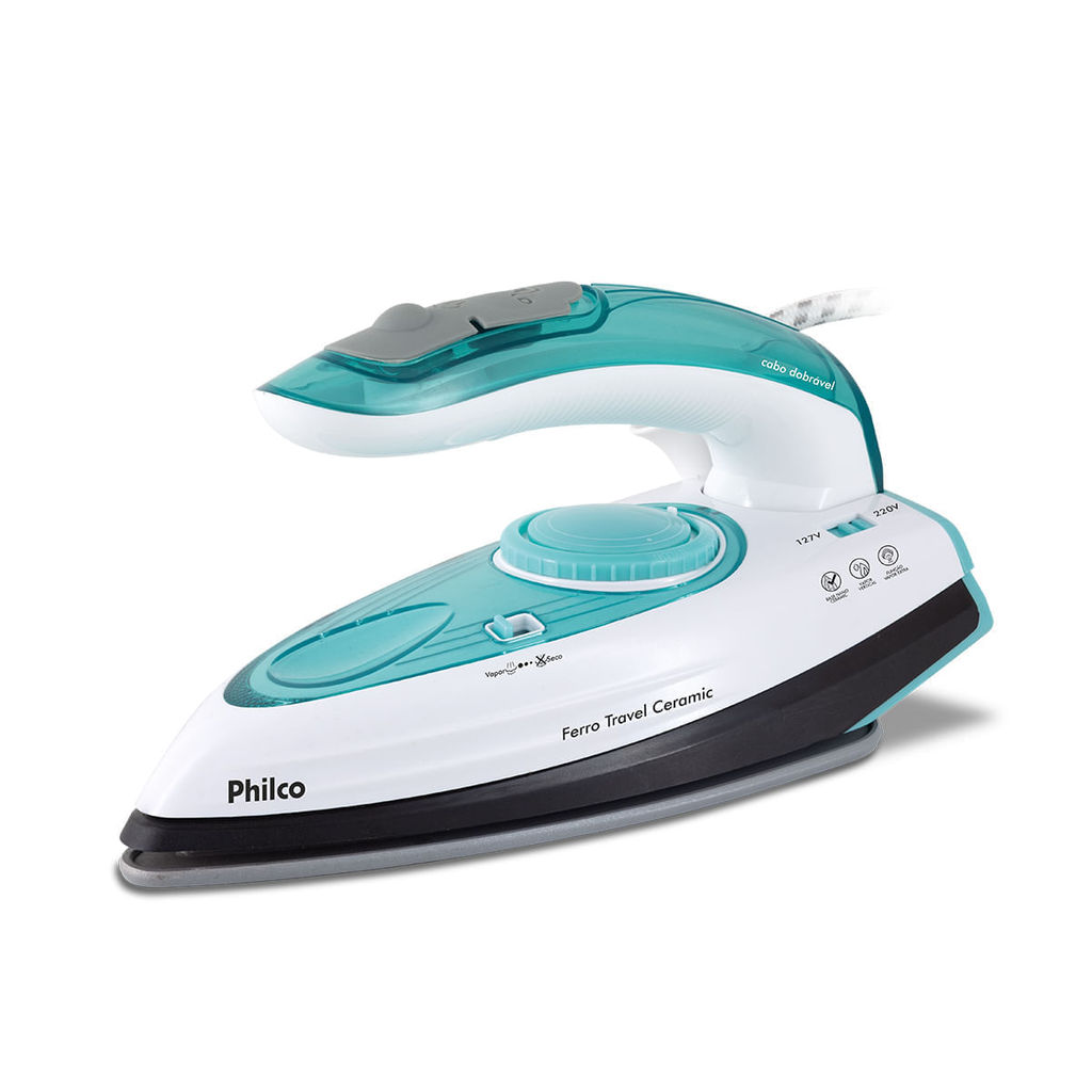Imagem Ferro de Passar a Vapor Philco Travel Ceramic Bivolt