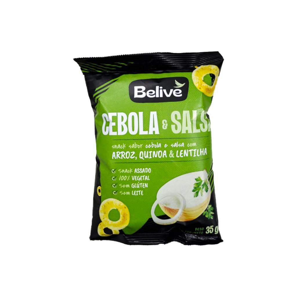 Snack Sem Glúten Sabor Cebola e Salsa 35g - Belive