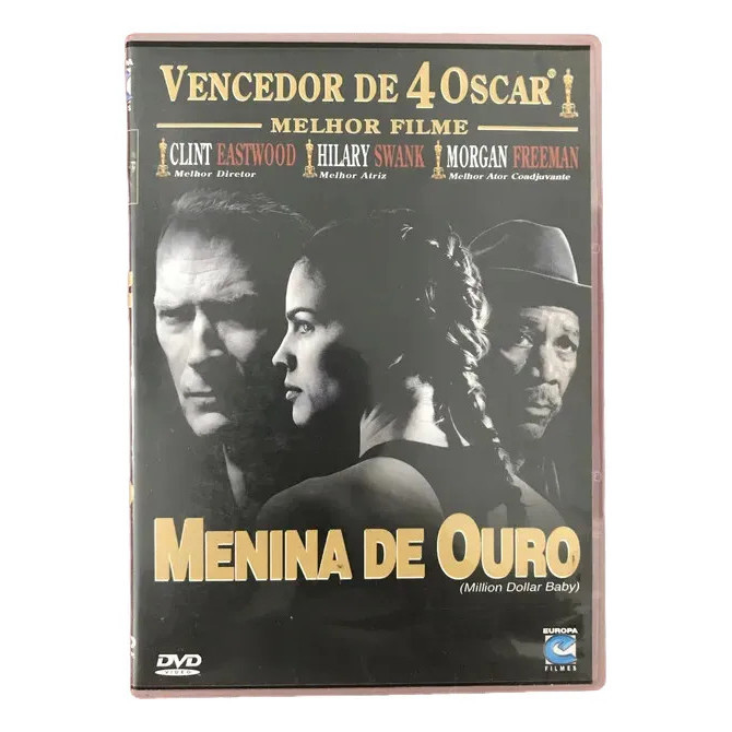 DVD Filme Menina de Ouro 2004 Hilary Swank Clint eastwood Morgan
