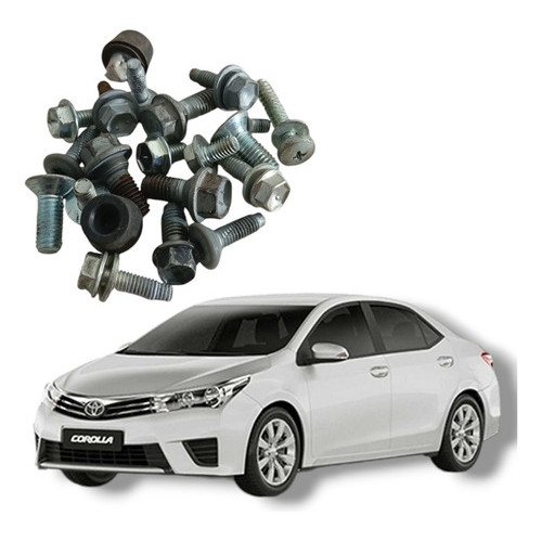 Jogo Parafuso Porta Traseira Direita Toyota Corolla 2016
