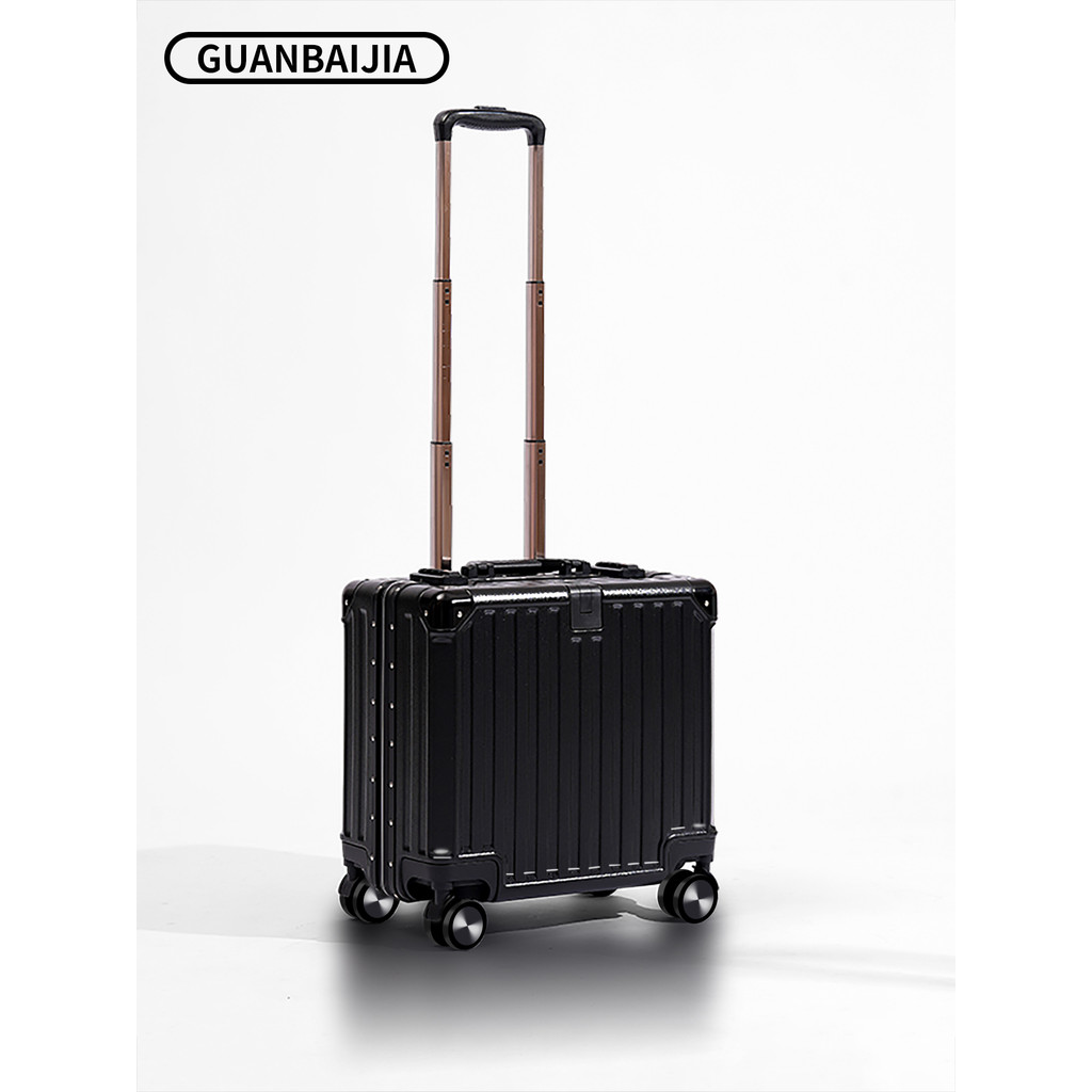 Bagagem feminina 60cm Mini carrinho de viagem de curta distância quadro de alumínio pequeno 20 caso de embarque pode est