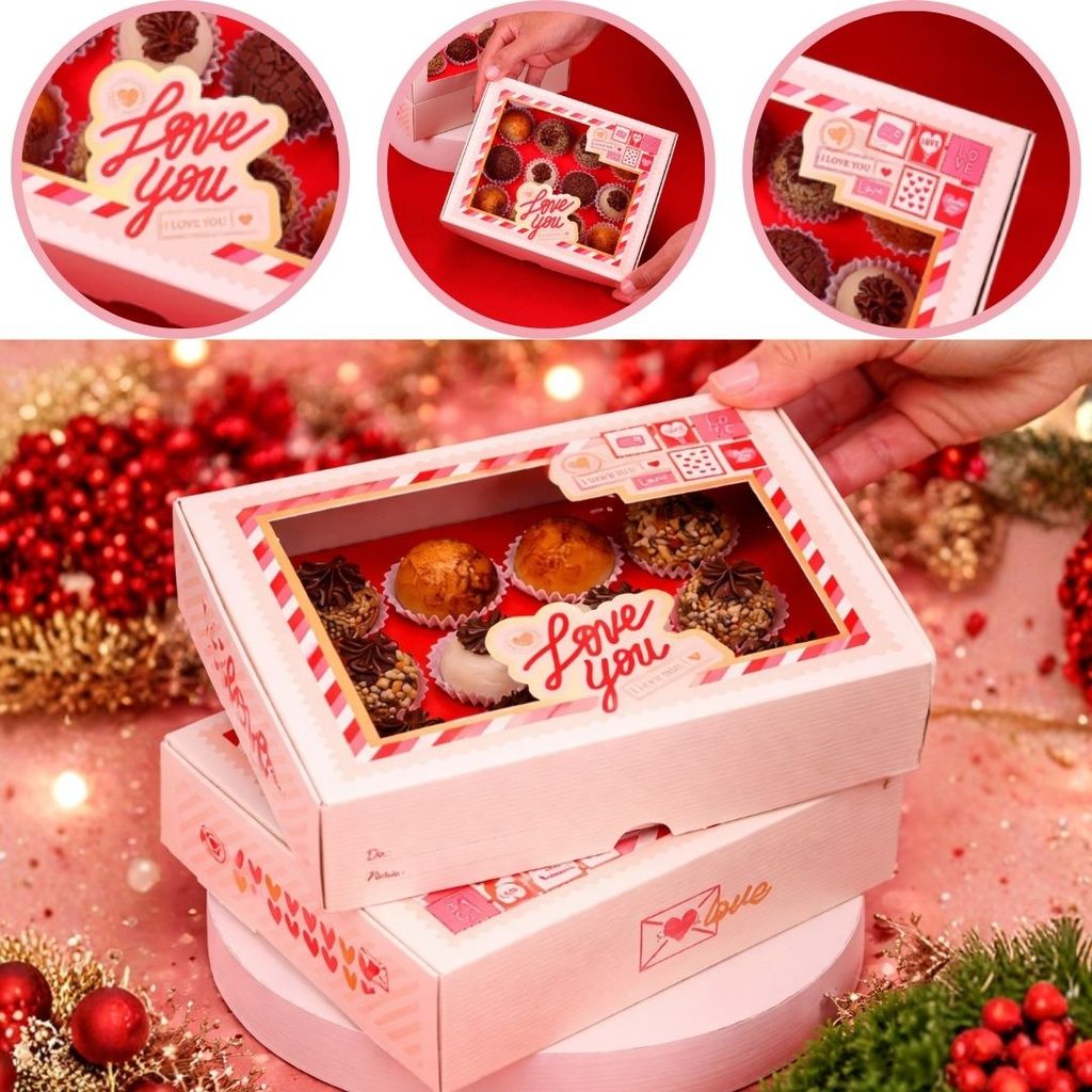 10 CAIXA PARA 20 DOCES C/ VISOR LOVE YOU 4930 ( DIA DOS NAMORADOS JANGO 2026 ) OUTLET