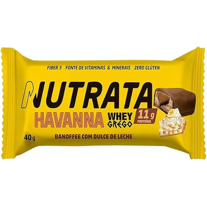 Whey Grego Bar Havanna (40g) - Sabor: Banoffee c/ Dulce de Leche