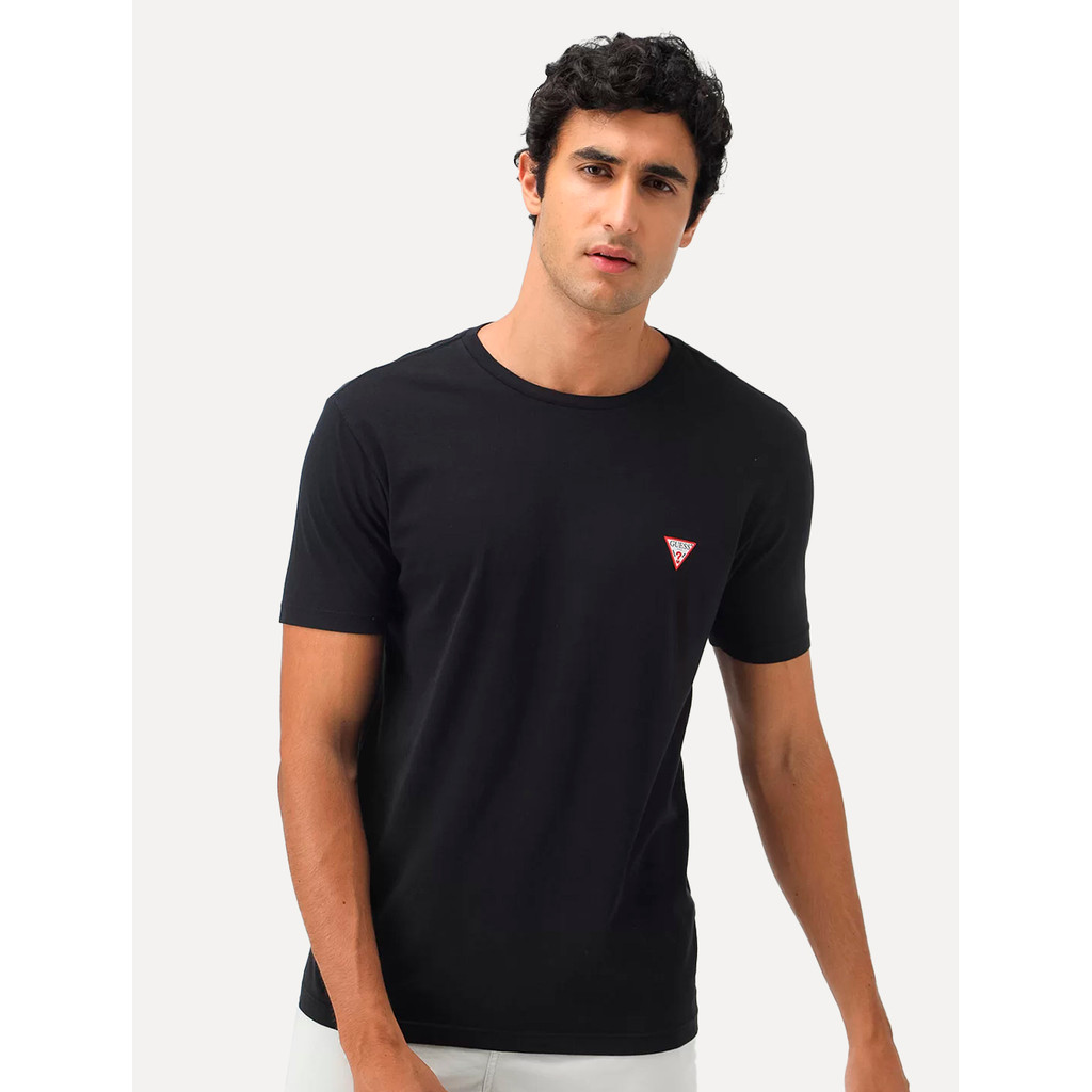 Camiseta Guess Original Masculina Original Small Triangle Preta