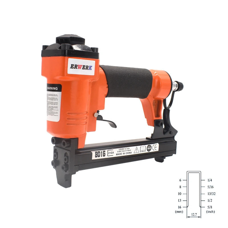 21GA 8016 Grampeador De Ar Pneumático Nailer Pistola De Fino Para Pregos De Móveis