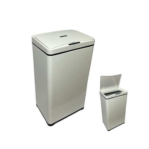 Lixeira Automatica Sensor Movimento 50 Litros Capacidade Grande Design Funcional Cozinha Escritório