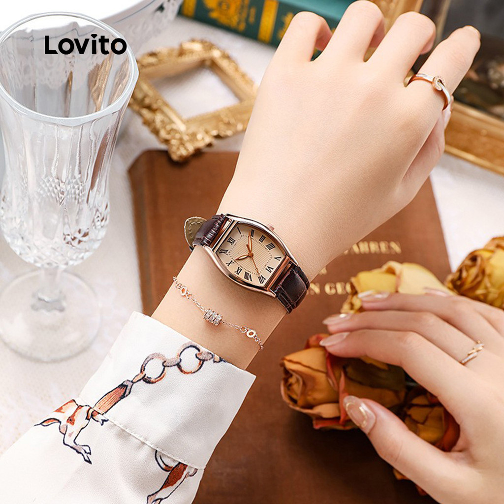 Lovito Relógio de Quartzo Confortável e Estiloso LCS31A219 em Oferta na Shopee