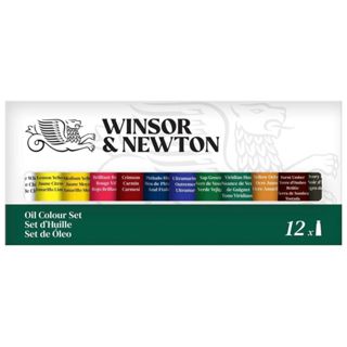 Estojo Tinta Óleo Winsor & Newton Discover 12 Cores 10ml Consistência Uniforme e Brilhante em Oferta na Shopee