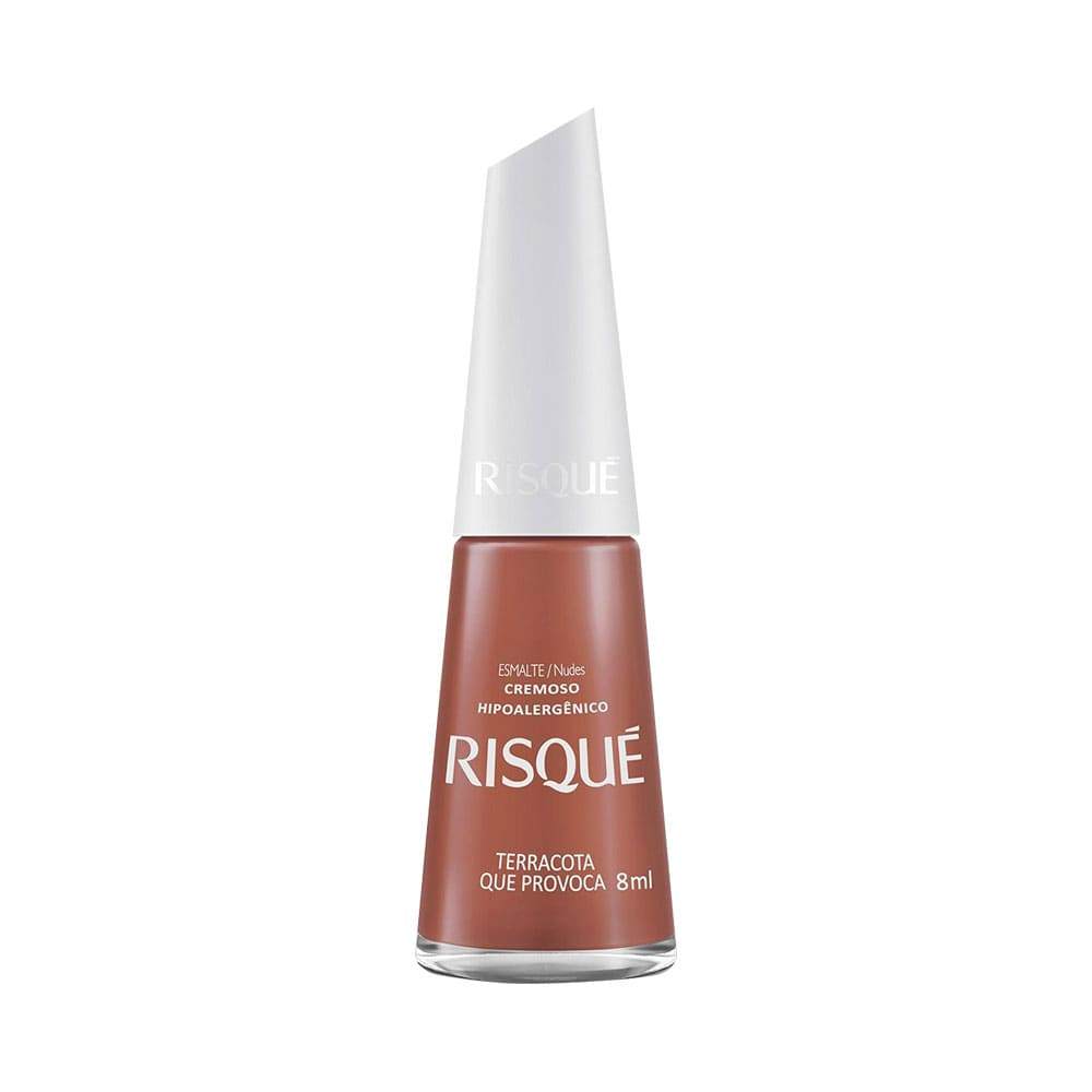 Esmalte Risqué Cremoso Terracota que Provoca em Oferta na Shopee