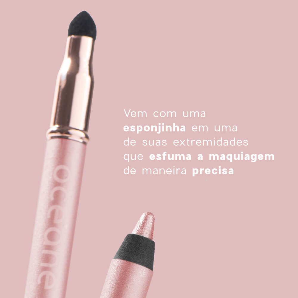 Detalhes do Lápis para Olhos Bege - Shine Eye Pencil Nude Océane 4you 1,4g