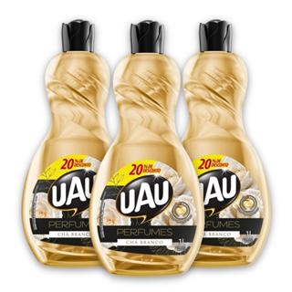 Kit 3un Limpador 1L UAU Perfume Chá Branco Promo em Oferta na Shopee