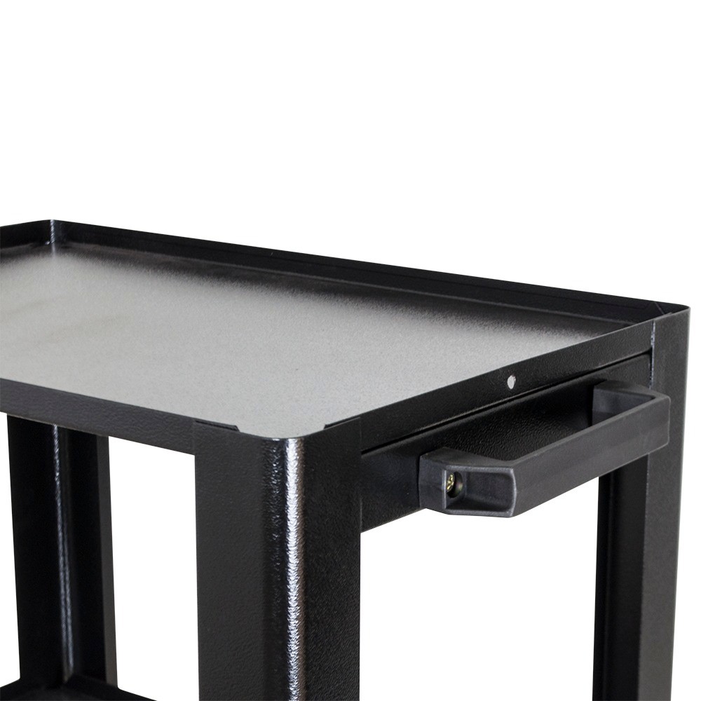 Detalhes do Carrinho p/ ferramentas c/ 03 bandejas Rotterman Preto