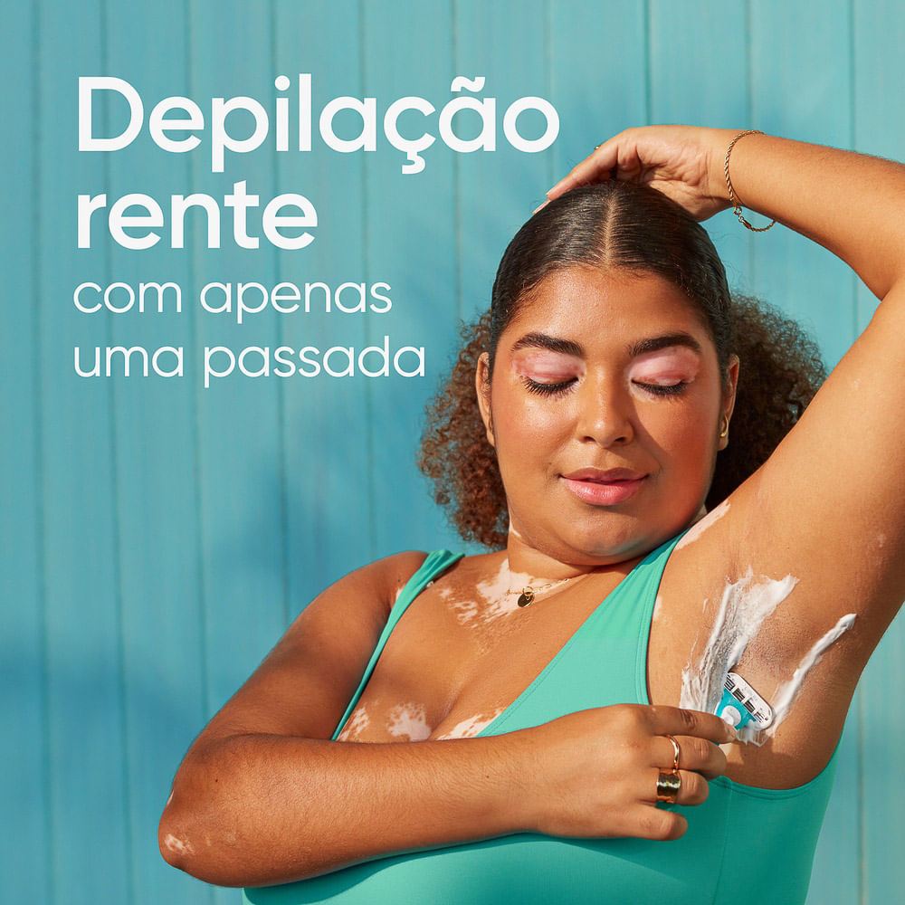 Detalhes do Aparelho de Depilação Gillette Venus Tropical com 3 Unidades Preço Especial