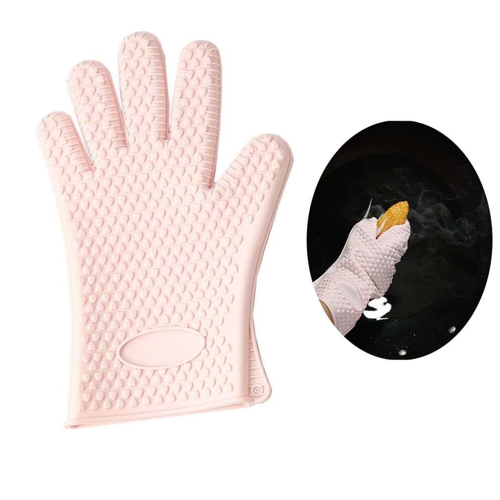 Luvas de Silicone para Forno e Cozinha, Isolamento Térmico Resistente ao Calor e Fácil de Limpar