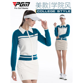 26 outono novo estilo de golfe camisola de malha feminina jaqueta de manga comprida inverno feminino topo roupas esporti