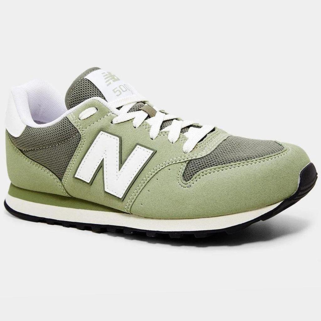 Tênis New Balance 500 V'2 Masculino - Verde Claro e Verde em Oferta na Shopee