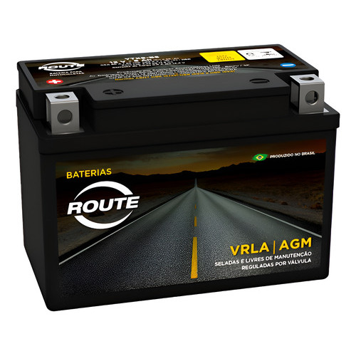 Bateria Route Ytx9-bs Royal Enfield Classic 350 Meteor 350 Esquerdo