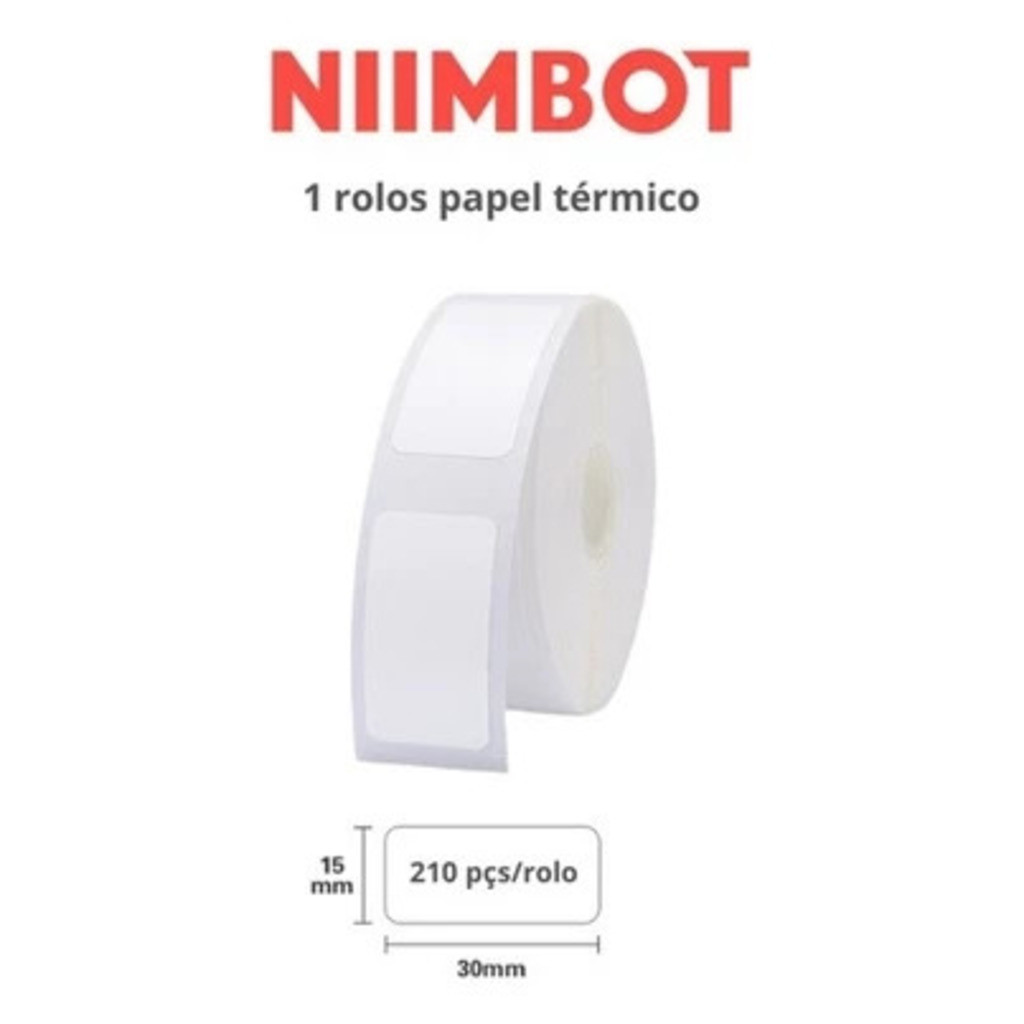 NIIMBOT Papel Etiqueta Niimbot D110 D101 D11 15x30mm Super