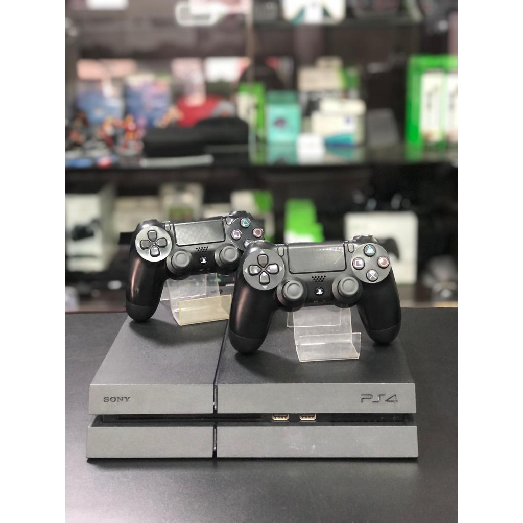 PlayStation 4 Fat 1 Tera Preto 02 Controles s/fio Originais -  item usado