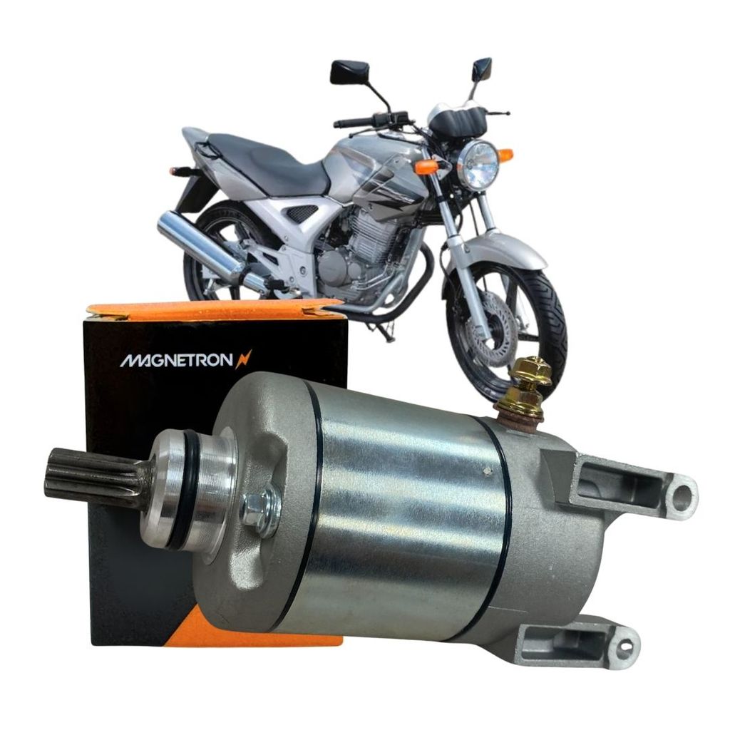Motor de Partida Arranque 9 Dentes 12v Para Honda Cbx Twister 250 2001 a 2009 Magnetron 90205570