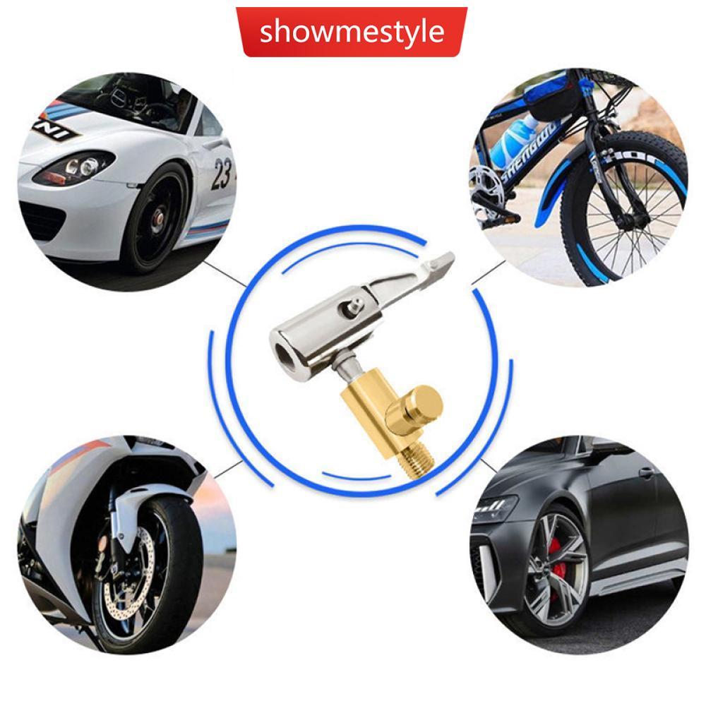 SMS Portátil Pneu De Carro Ar Bomba Inflável Conector Mandril Compressor Pode Ser Desinflado Inflator Para Reparo Mangue