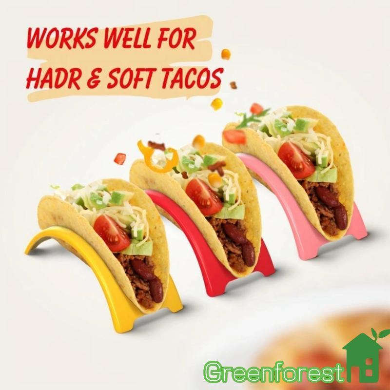 greenfor 12 Peças Multifuncional Tacos Tortilhas Suporte Para Armazenamento Organizado E Elegante Apresentação D