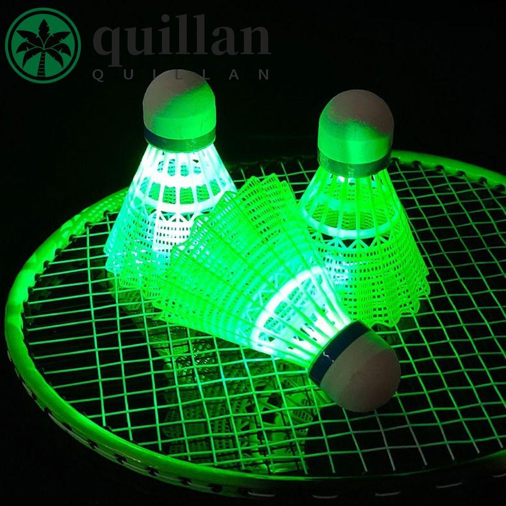 Bolas Luminosas De Badminton QUILLAN , LED Brilhante Colorido , Petecas De Iluminação Leves E Iluminadas