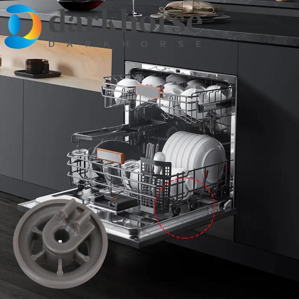 Roda De Rack De Louça DARKHORSE , Rolo De Máquina De Lavar De Plástico Cinza , Pneus Substituíveis Convenientes E Duráve