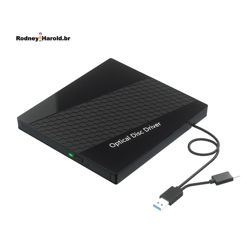 [Entrega Rápida R] 7 Em 1 USB 3.0 Tipo C Externo CD DVD RW Unidade Óptica Portátil Player Gravador Leitor Hub Para PC La