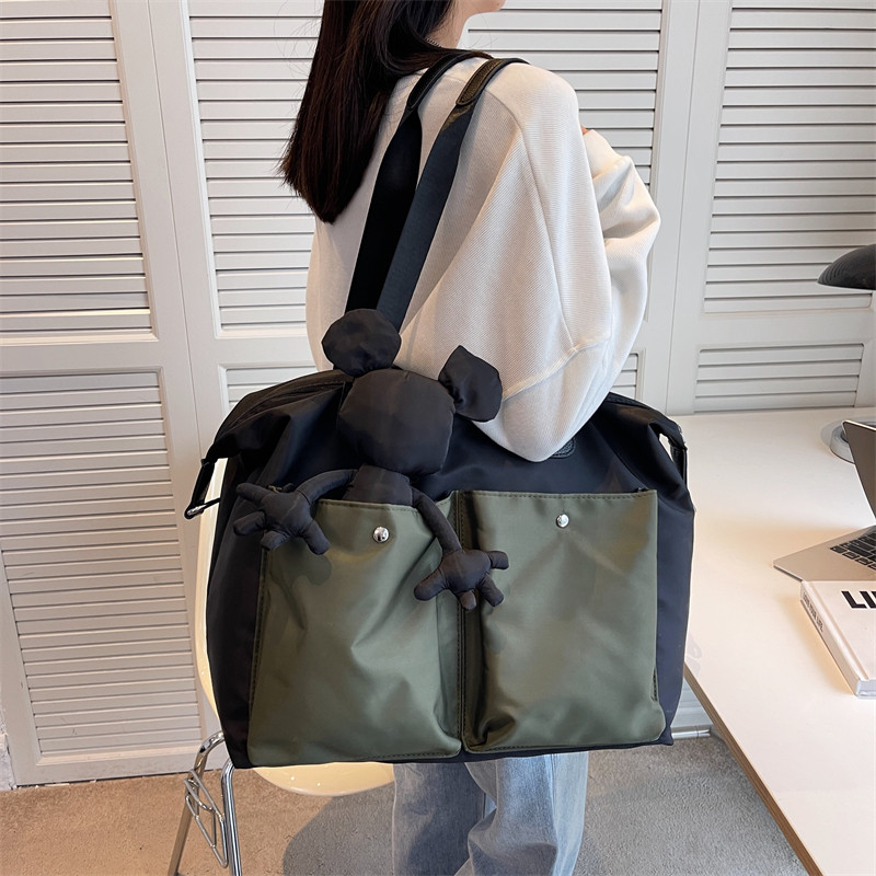 Bolsa de viagem feminina, grande capacidade, leve, curta distância, viagem, bagagem, armazenamento, viagem de negócios,
