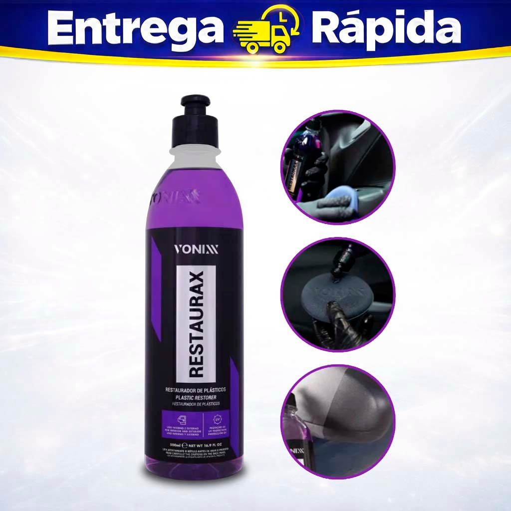 Revitalizador de Plásticos Vonixx Restaurax 500ml