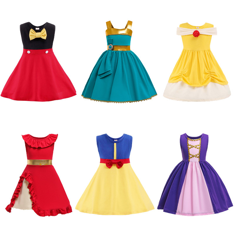 Meninas trajes de desempenho Elena vestido de princesa cos Merida vestido infantil traje das crianças fotografia dos des