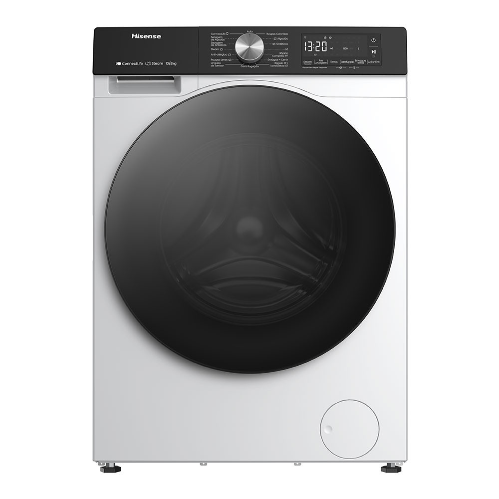 Lava e Seca Hisense 11Kg Com Wi-Fi e Vapor WD3S11 WF  Branca