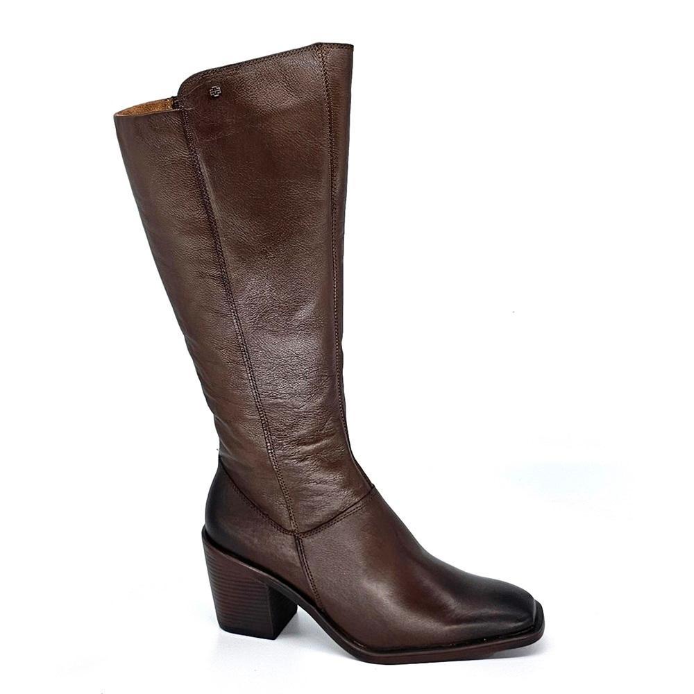 BOTA PERLATTO KAREN CANO ALTO REF KAR002 FEMININO