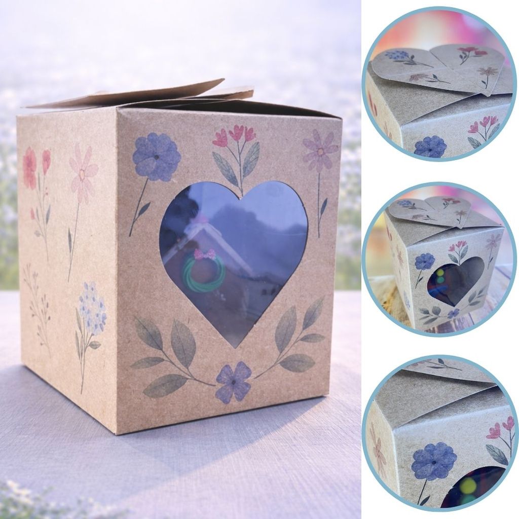 10 CAIXA 10X10X12cm POP UP COM VISOR DIA DAS MÃES FLORES DO CAMPO 5462 ( DIA DAS MÃES IDEIA ) OUTLET