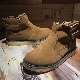 Botas gerais de couro genuíno retrô botas curtas britânicas na moda ao ar livre botas de couro à prova d'água sapatos de