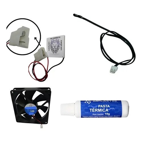 Cooler Peltier Latina 12706 Sensor Temperatura Pasta Termica