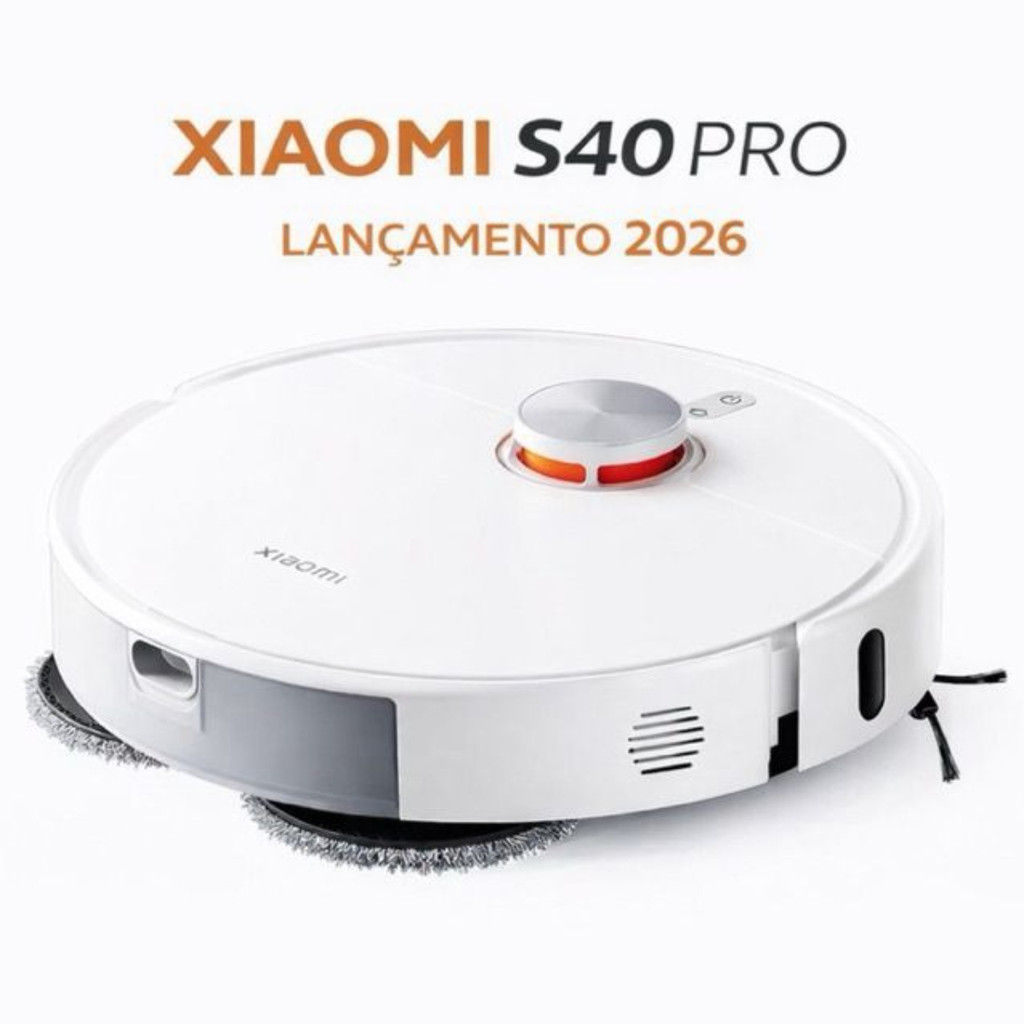 Robo S40 Pro Xiaomi Novo Aspira Passa Pano Casa LANCAMENTO 2026