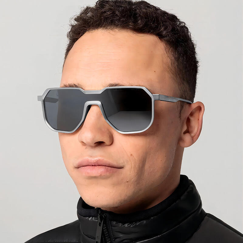 Óculos de Sol Irregulares para Homens Estilo Steampunk Óculos de Metal Óculos de Sol de Luxo Designer Óculos de Sol Femi