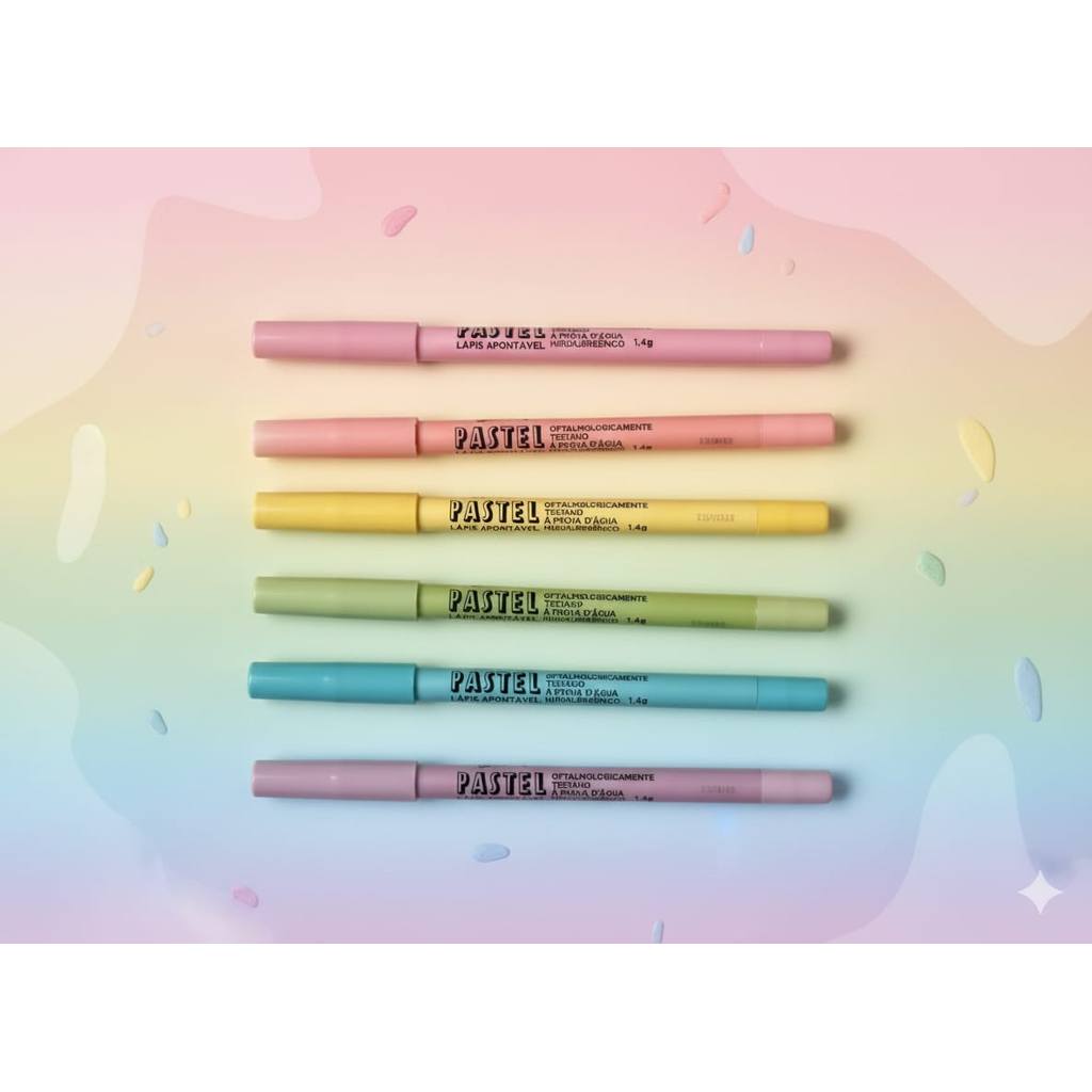 Lápis Pastel Luisance - À Prova D'água, Alta Pigmentação, 6 Cores em Oferta na Shopee