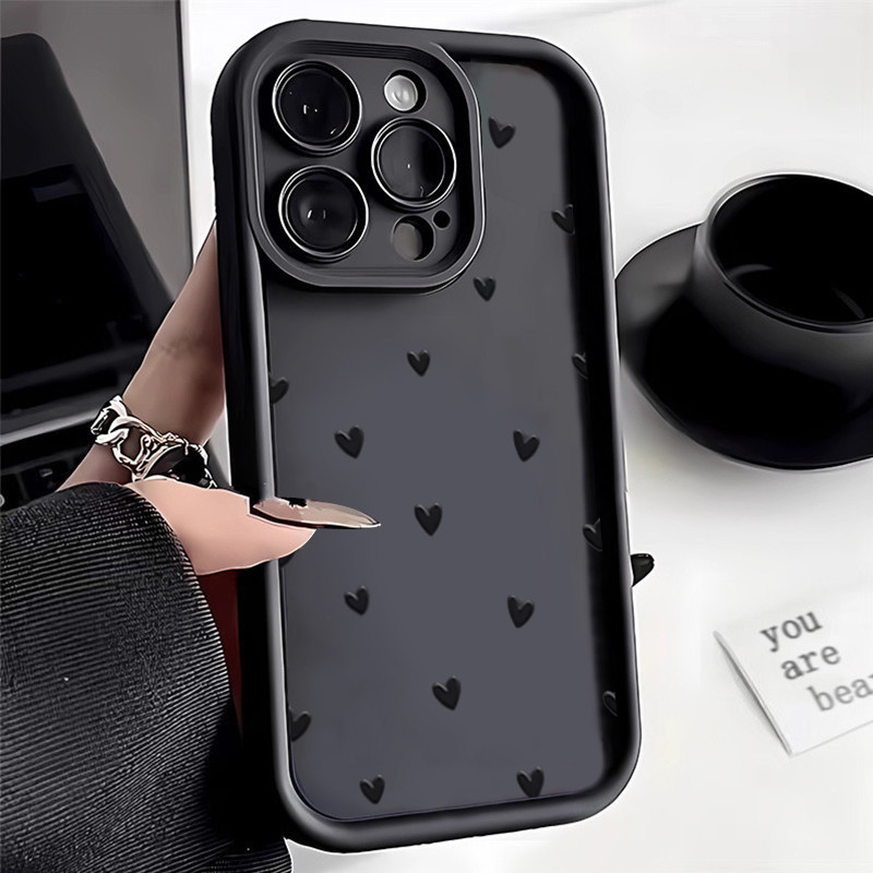 Capinha Anti-Impacto De dark heart Legal Para Samsung A07 A17 A56 A36 A55 A54 A16 A15 A14 A34 A35 A32 Capa de celular