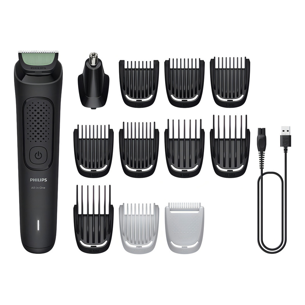 Aparador Barbeador Multigroom Philips Mg3921/15 inclui 12 acessórios