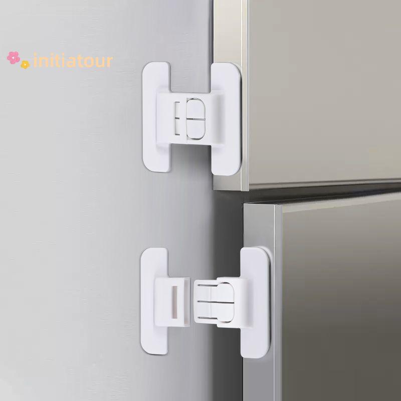 [Init-t] Novo 5 Pçs Casa Geladeira Bloqueio De Segurança Freezer Fechadura Da Porta Multi-Função Fechaduras Crianças Pro em Oferta na Shopee