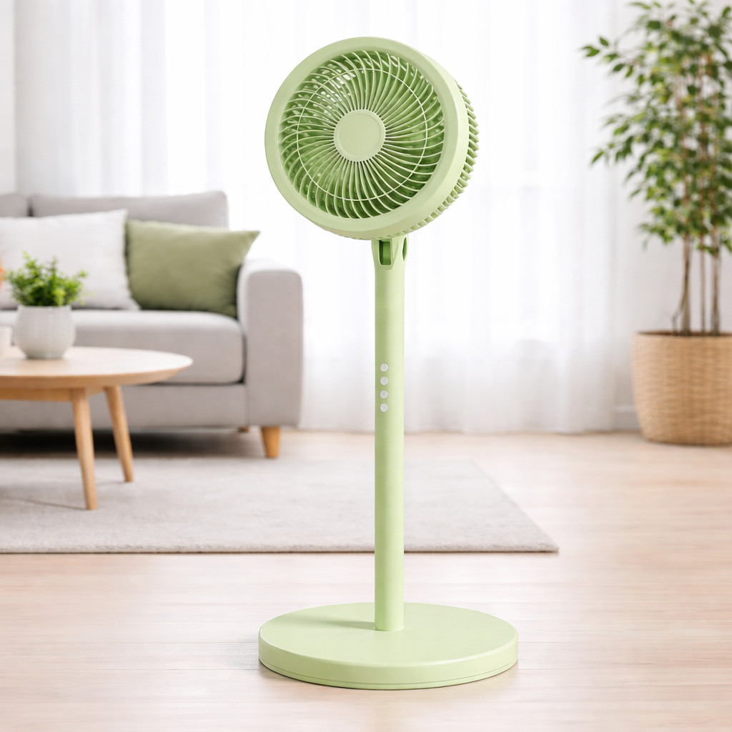 Ventilador Turbo de Alta Performance 55W 3 Pás  Econômico Seguro e Silencioso | 110V ou 220V | Verde ou Azul | FS108