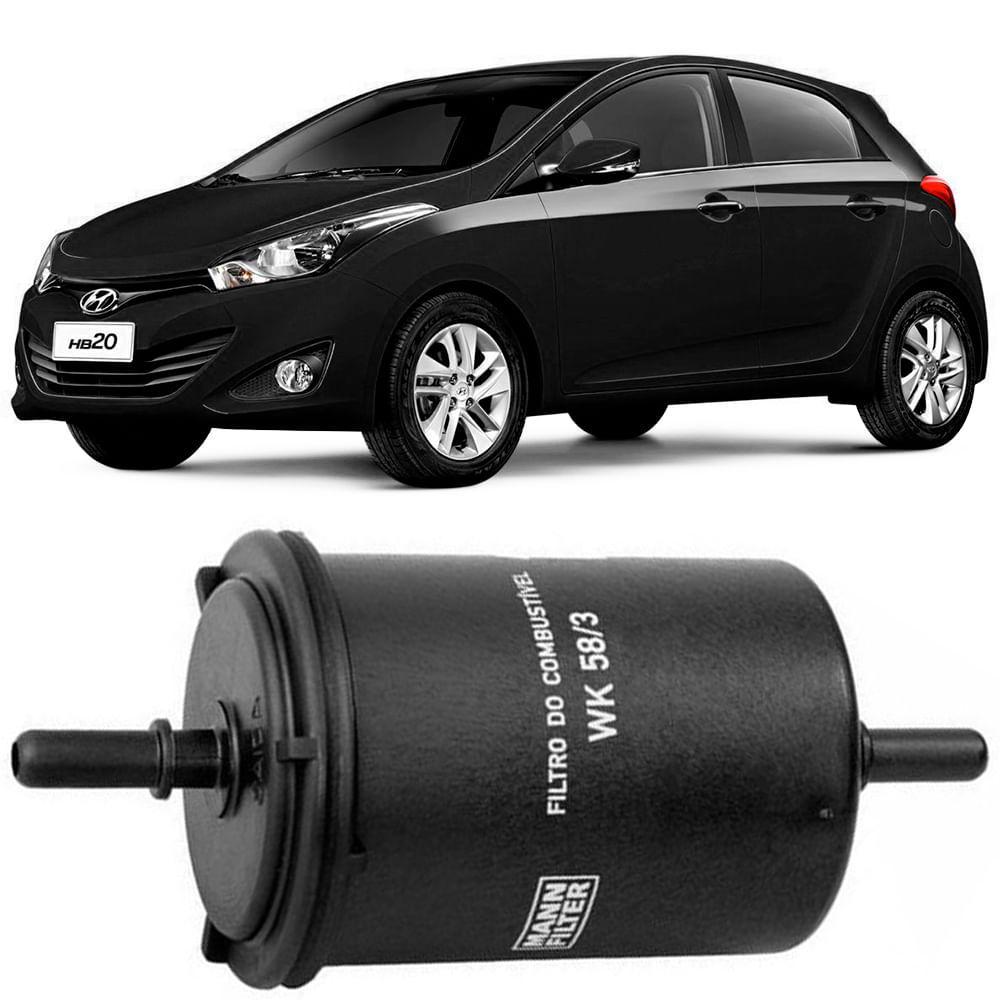 Filtro Combustível Hb20 Livina Sentra Versa Mann-filter em Oferta na Shopee