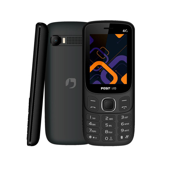 CELULAR POSITIVO P41 4G DUAL TELA 2.4 32MB RÁDIO FM PRETO